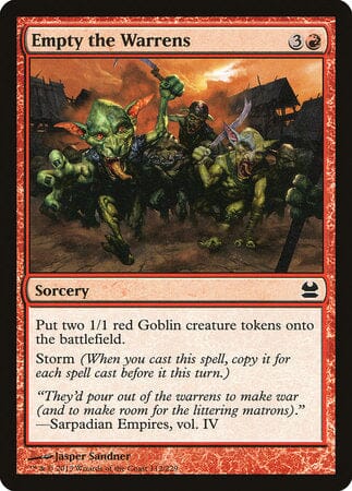 Empty the Warrens [Modern Masters] MTG Single Magic: The Gathering  | Multizone: Comics And Games