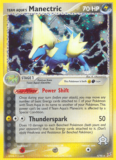 Team Aqua's Manectric (4/95) [EX: Team Magma vs Team Aqua] Pokemon Single Pokémon  | Multizone: Comics And Games