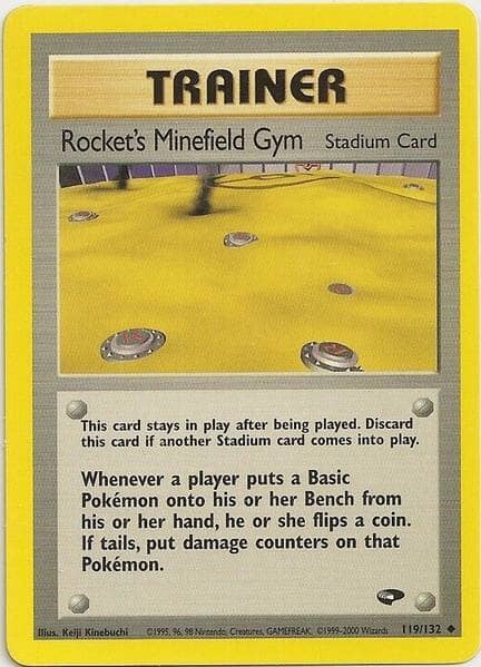 Rocket's Minefield Gym (119/132) [Gym Challenge Unlimited] Pokemon Single Pokémon  | Multizone: Comics And Games
