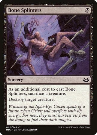Bone Splinters [Modern Masters 2017] MTG Single Magic: The Gathering  | Multizone: Comics And Games