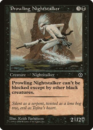 Prowling Nightstalker [Portal Second Age] MTG Single Magic: The Gathering  | Multizone: Comics And Games