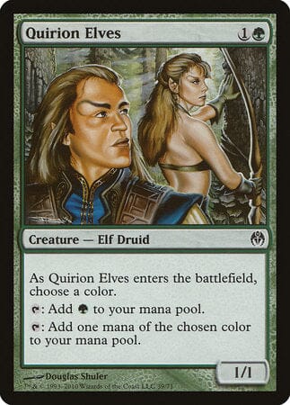 Quirion Elves [Duel Decks: Phyrexia vs. the Coalition] MTG Single Magic: The Gathering  | Multizone: Comics And Games