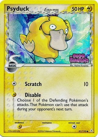 Psyduck (81/110) (Delta Species) (Stamped) [EX: Holon Phantoms] Pokemon Single Pokémon  | Multizone: Comics And Games