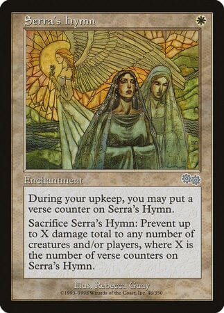 Serra's Hymn [Urza's Saga] MTG Single Magic: The Gathering  | Multizone: Comics And Games