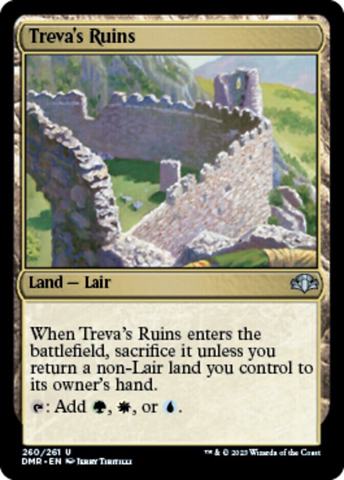 Treva's Ruins [Dominaria Remastered] MTG Single Magic: The Gathering  | Multizone: Comics And Games