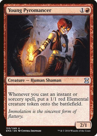 Young Pyromancer [Eternal Masters] MTG Single Magic: The Gathering  | Multizone: Comics And Games