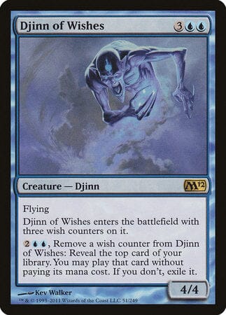 Djinn of Wishes [Magic 2012] MTG Single Magic: The Gathering  | Multizone: Comics And Games