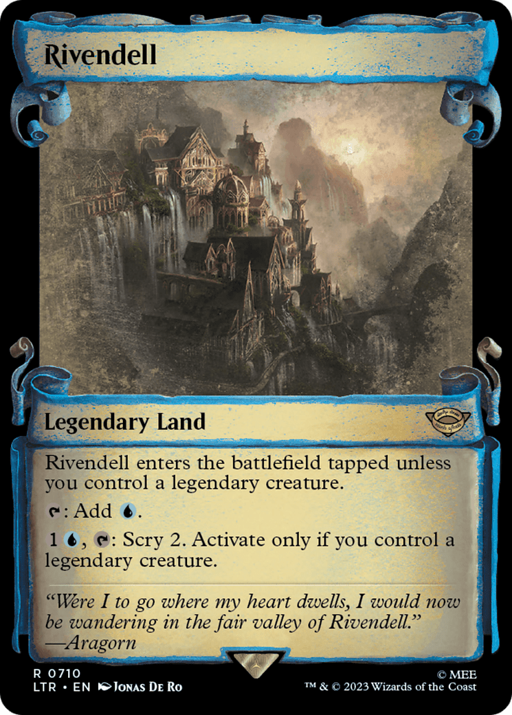 Rivendell [The Lord of the Rings: Tales of Middle-Earth Showcase Scrolls] MTG Single Magic: The Gathering  | Multizone: Comics And Games