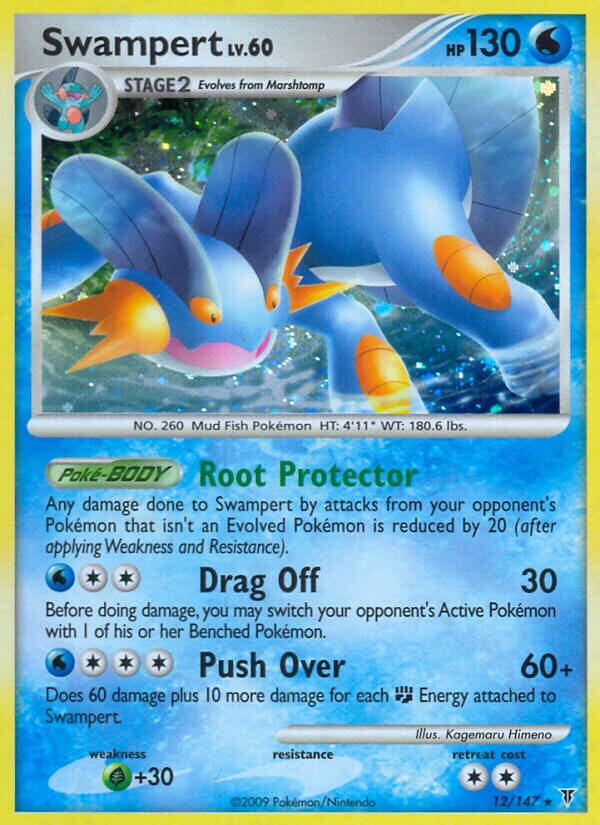 Swampert (12/147) (Theme Deck Exclusive) [Platinum: Supreme Victors] Pokemon Single Pokémon  | Multizone: Comics And Games