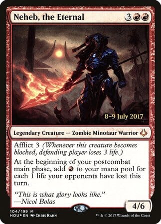 Neheb, the Eternal [Hour of Devastation Promos] MTG Single Magic: The Gathering  | Multizone: Comics And Games