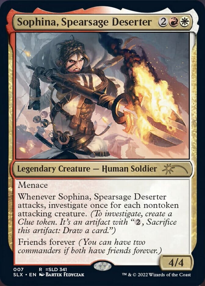 Sophina, Spearsage Deserter [Secret Lair: Universes Within] MTG Single Magic: The Gathering  | Multizone: Comics And Games