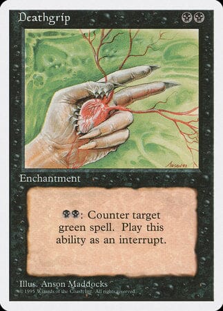Deathgrip [Fourth Edition] MTG Single Magic: The Gathering  | Multizone: Comics And Games