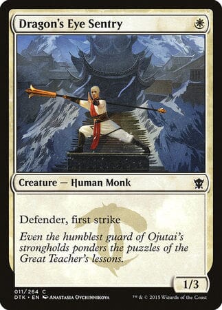 Dragon's Eye Sentry [Dragons of Tarkir] MTG Single Magic: The Gathering  | Multizone: Comics And Games