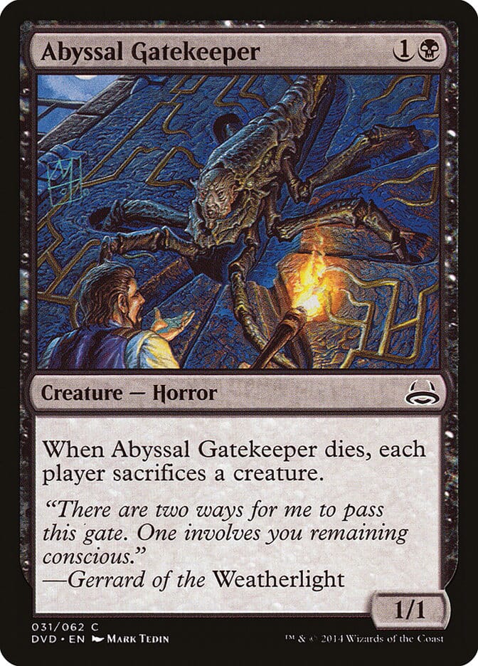Abyssal Gatekeeper (Divine vs. Demonic) [Duel Decks Anthology] MTG Single Magic: The Gathering  | Multizone: Comics And Games
