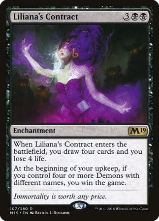 Liliana's Contract [Core Set 2019] MTG Single Magic: The Gathering  | Multizone: Comics And Games