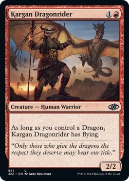 Kargan Dragonrider [Jumpstart 2022] MTG Single Magic: The Gathering  | Multizone: Comics And Games