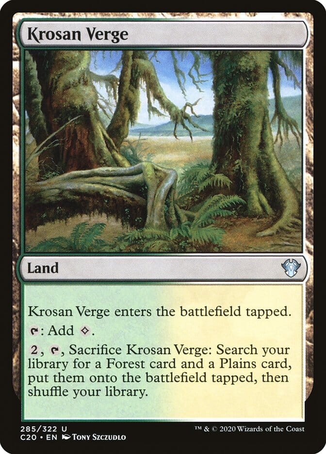 Krosan Verge [Commander 2020] MTG Single Magic: The Gathering  | Multizone: Comics And Games