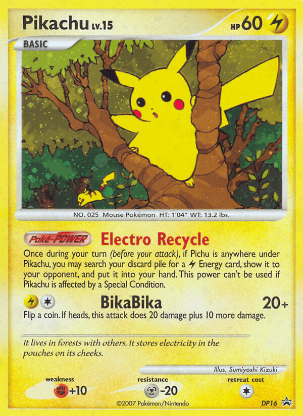Pikachu (DP16) [Diamond & Pearl: Black Star Promos] Pokemon Single Pokémon  | Multizone: Comics And Games