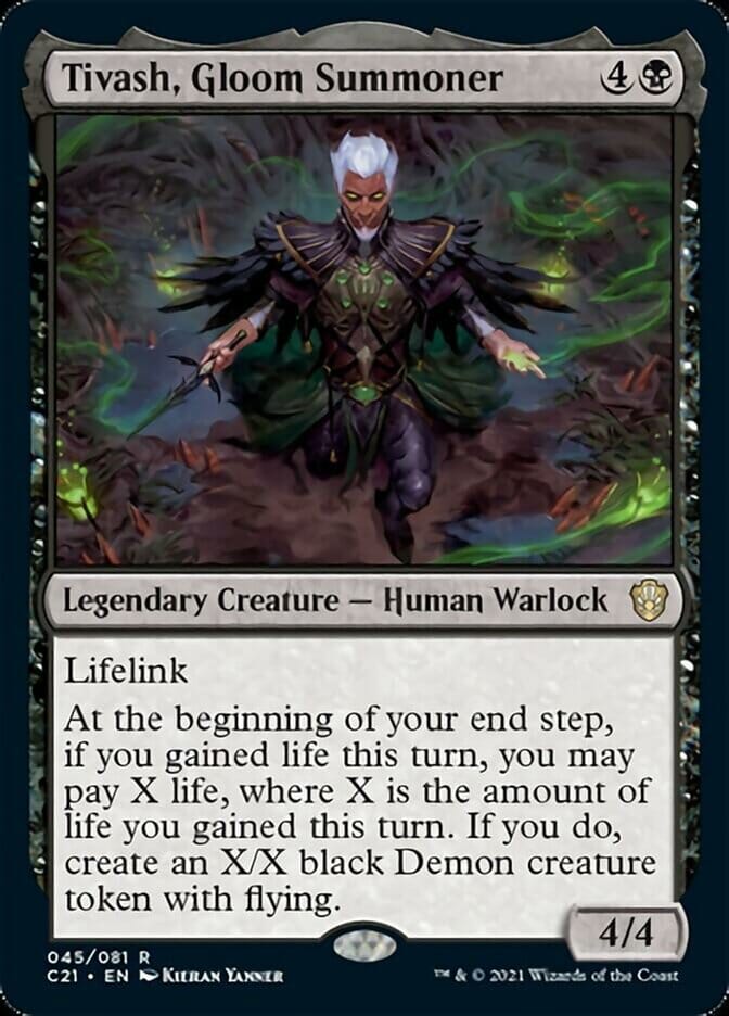 Tivash, Gloom Summoner [Commander 2021] MTG Single Magic: The Gathering  | Multizone: Comics And Games