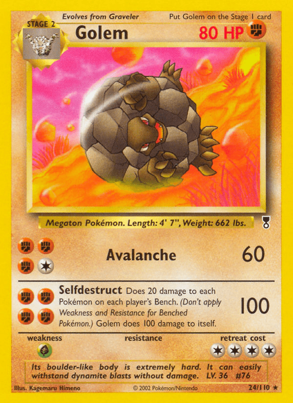 Golem (24/110) [Legendary Collection] Pokemon Single Pokémon  | Multizone: Comics And Games