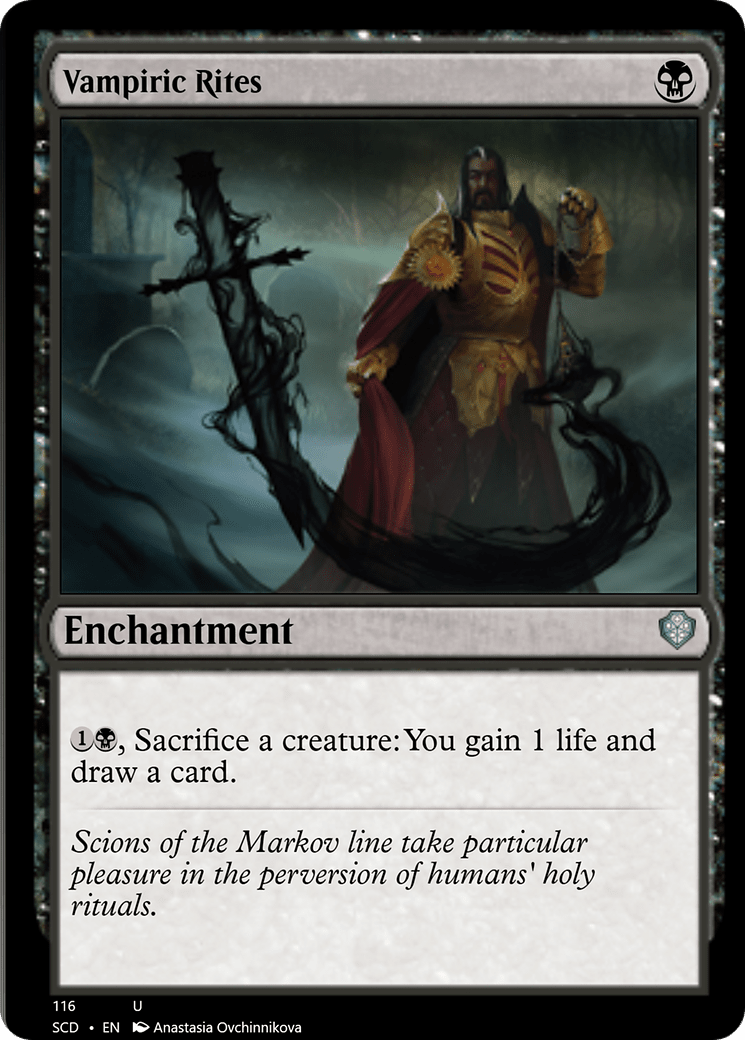 Vampiric Rites [Starter Commander Decks] MTG Single Magic: The Gathering  | Multizone: Comics And Games
