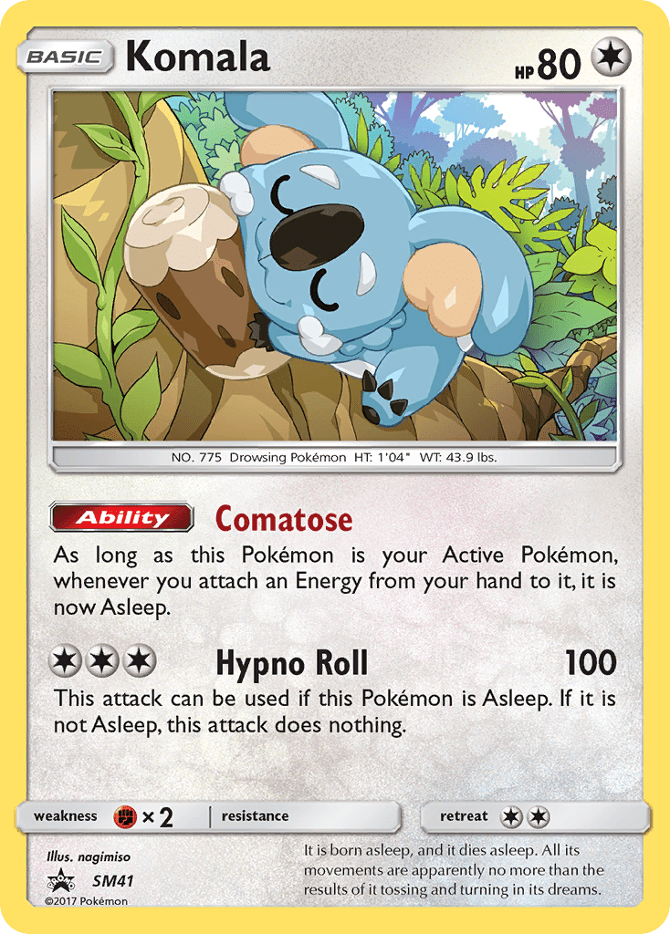 Komala (SM41) [Sun & Moon: Black Star Promos] Pokemon Single Pokémon  | Multizone: Comics And Games