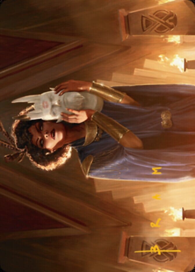 Cormela, Glamour Thief Art Card (Gold-Stamped Signature) [Streets of New Capenna Art Series] MTG Single Magic: The Gathering  | Multizone: Comics And Games