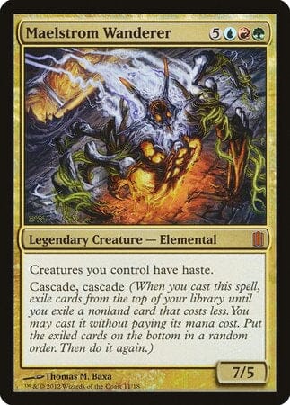 Maelstrom Wanderer [Commander's Arsenal] MTG Single Magic: The Gathering  | Multizone: Comics And Games