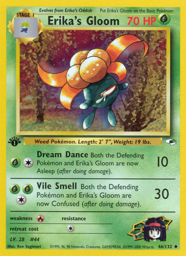 Erika's Gloom (46/132) [Gym Heroes 1st Edition] Pokemon Single Pokémon  | Multizone: Comics And Games