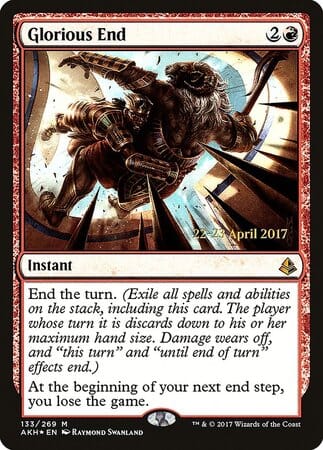 Glorious End [Amonkhet Promos] MTG Single Magic: The Gathering  | Multizone: Comics And Games