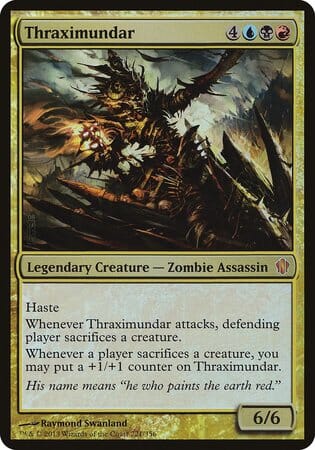 Thraximundar (Commander 2013) [Commander 2013 Oversized] MTG Single Magic: The Gathering  | Multizone: Comics And Games