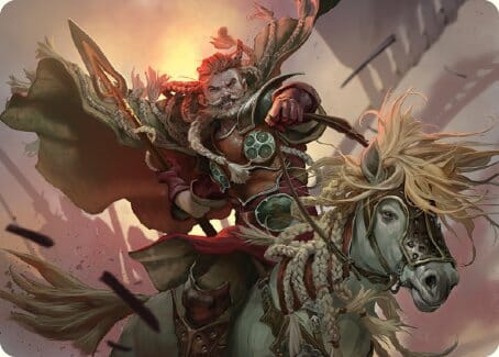 Eomer of the Riddermark Art Card [The Lord of the Rings: Tales of Middle-earth Art Series] MTG Single Magic: The Gathering  | Multizone: Comics And Games