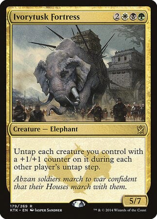 Ivorytusk Fortress [Khans of Tarkir] MTG Single Magic: The Gathering  | Multizone: Comics And Games