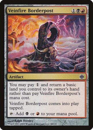 Veinfire Borderpost [Alara Reborn] MTG Single Magic: The Gathering  | Multizone: Comics And Games