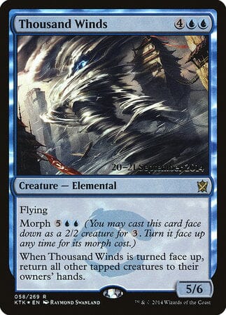 Thousand Winds [Khans of Tarkir Promos] MTG Single Magic: The Gathering  | Multizone: Comics And Games