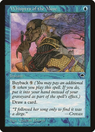 Whispers of the Muse [Tempest] MTG Single Magic: The Gathering  | Multizone: Comics And Games