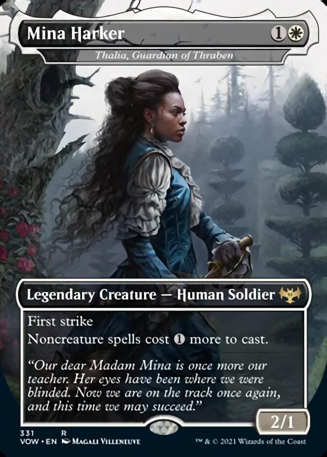 Thalia, Guardian of Thraben - Mina Harker [Innistrad: Crimson Vow] MTG Single Magic: The Gathering  | Multizone: Comics And Games