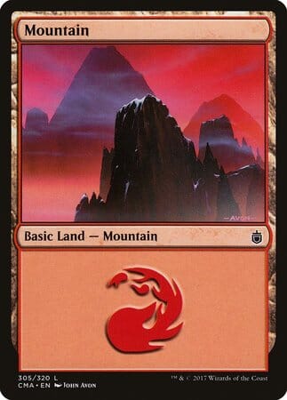 Mountain (305) [Commander Anthology] MTG Single Magic: The Gathering  | Multizone: Comics And Games