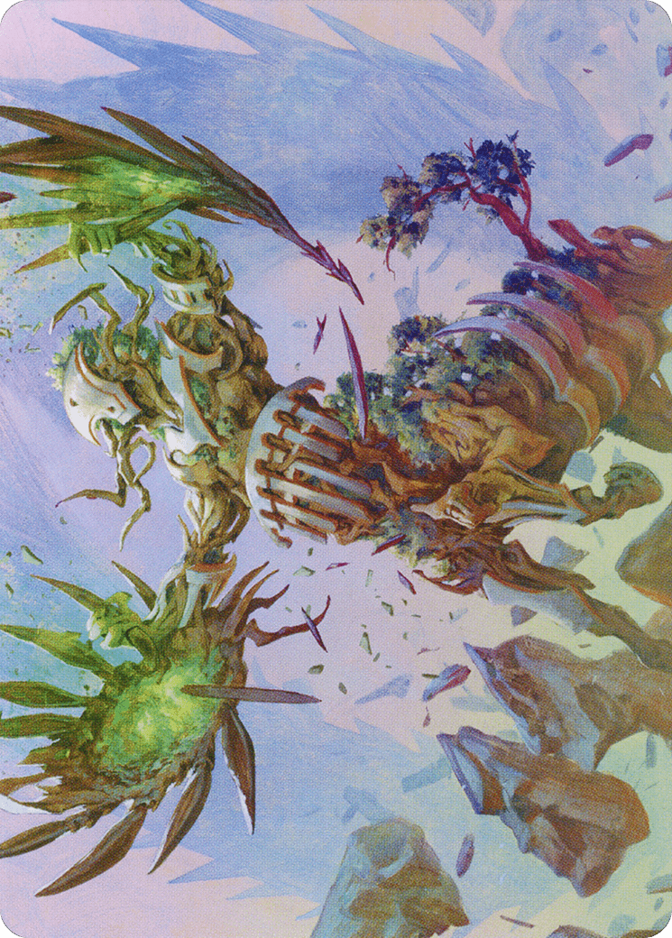 Botanical Brawler Art Card [March of the Machine Art Series] MTG Single Magic: The Gathering  | Multizone: Comics And Games