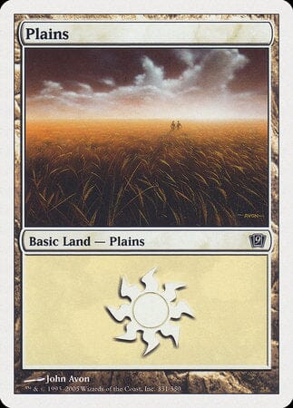 Plains (331) [Ninth Edition] MTG Single Magic: The Gathering  | Multizone: Comics And Games