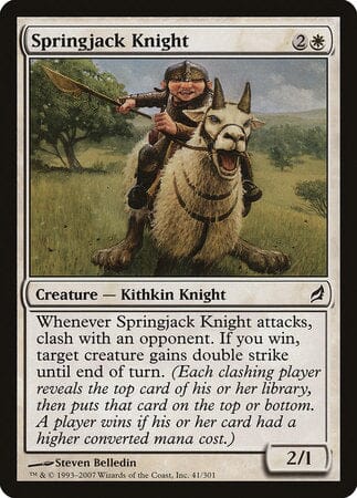 Springjack Knight [Lorwyn] MTG Single Magic: The Gathering  | Multizone: Comics And Games