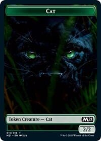 Cat (011) // Pirate Double-sided Token [Core Set 2021 Tokens] MTG Single Magic: The Gathering  | Multizone: Comics And Games