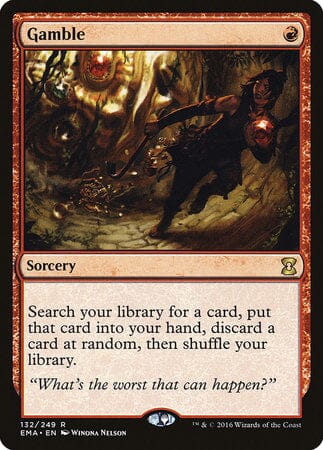 Gamble [Eternal Masters] MTG Single Magic: The Gathering  | Multizone: Comics And Games