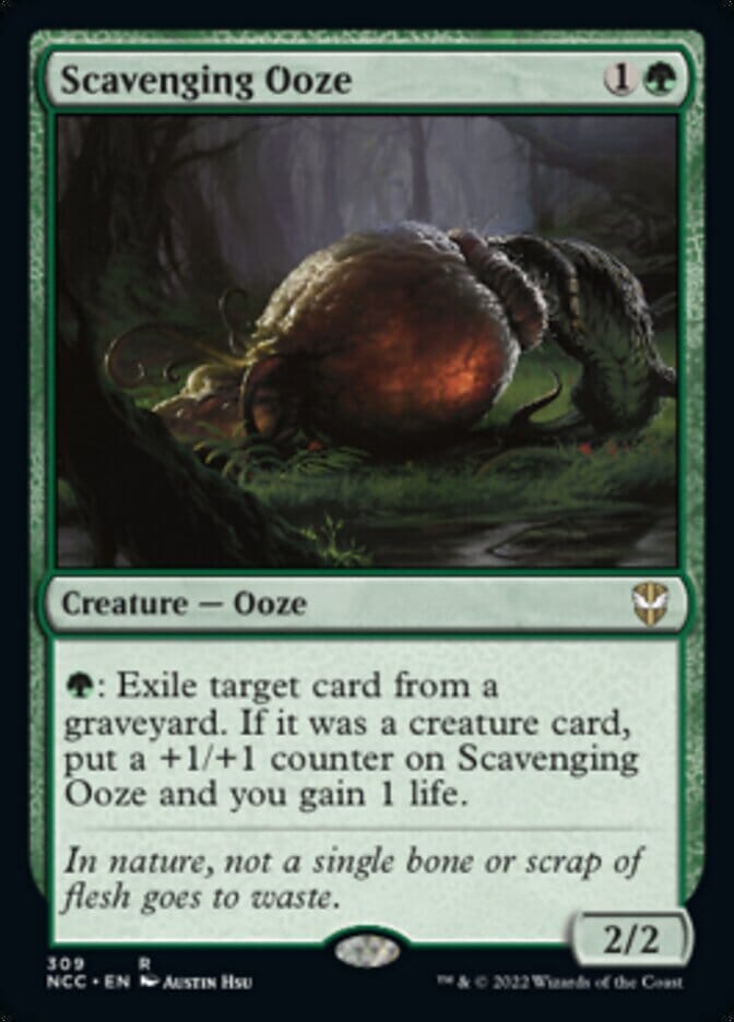 Scavenging Ooze [Streets of New Capenna Commander] MTG Single Magic: The Gathering  | Multizone: Comics And Games