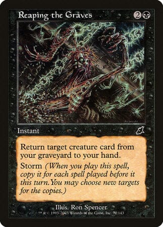 Reaping the Graves [Scourge] MTG Single Magic: The Gathering  | Multizone: Comics And Games