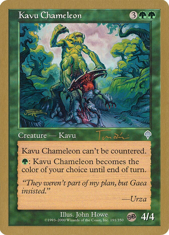 Kavu Chameleon (Jan Tomcani) (SB) [World Championship Decks 2001] MTG Single Magic: The Gathering  | Multizone: Comics And Games