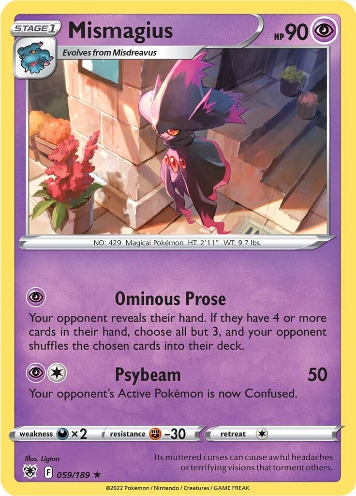 Mismagius (059/189) [Sword & Shield: Astral Radiance] Pokemon Single Pokémon  | Multizone: Comics And Games