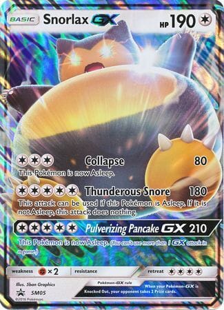 Snorlax GX (SM05) (Jumbo Card) [Sun & Moon: Black Star Promos] Pokemon Single Pokémon  | Multizone: Comics And Games