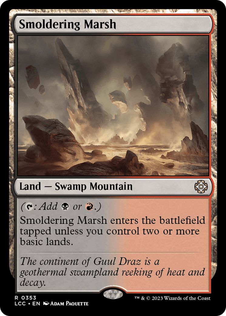 Smoldering Marsh [The Lost Caverns of Ixalan Commander] MTG Single Magic: The Gathering  | Multizone: Comics And Games