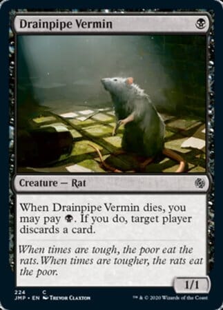 Drainpipe Vermin [Jumpstart] MTG Single Magic: The Gathering  | Multizone: Comics And Games